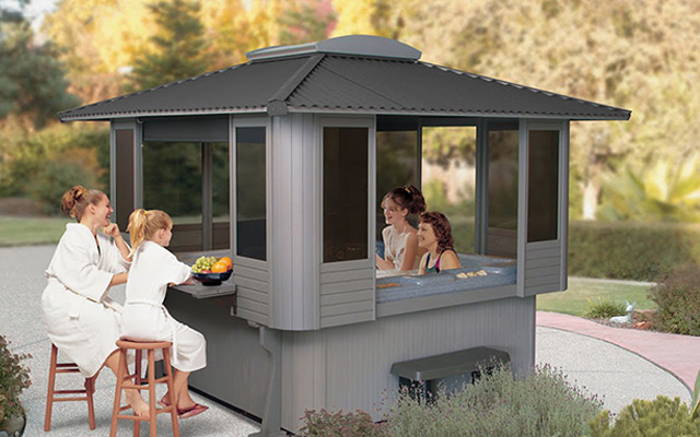 Sequoia Spa Shelters mobile hero